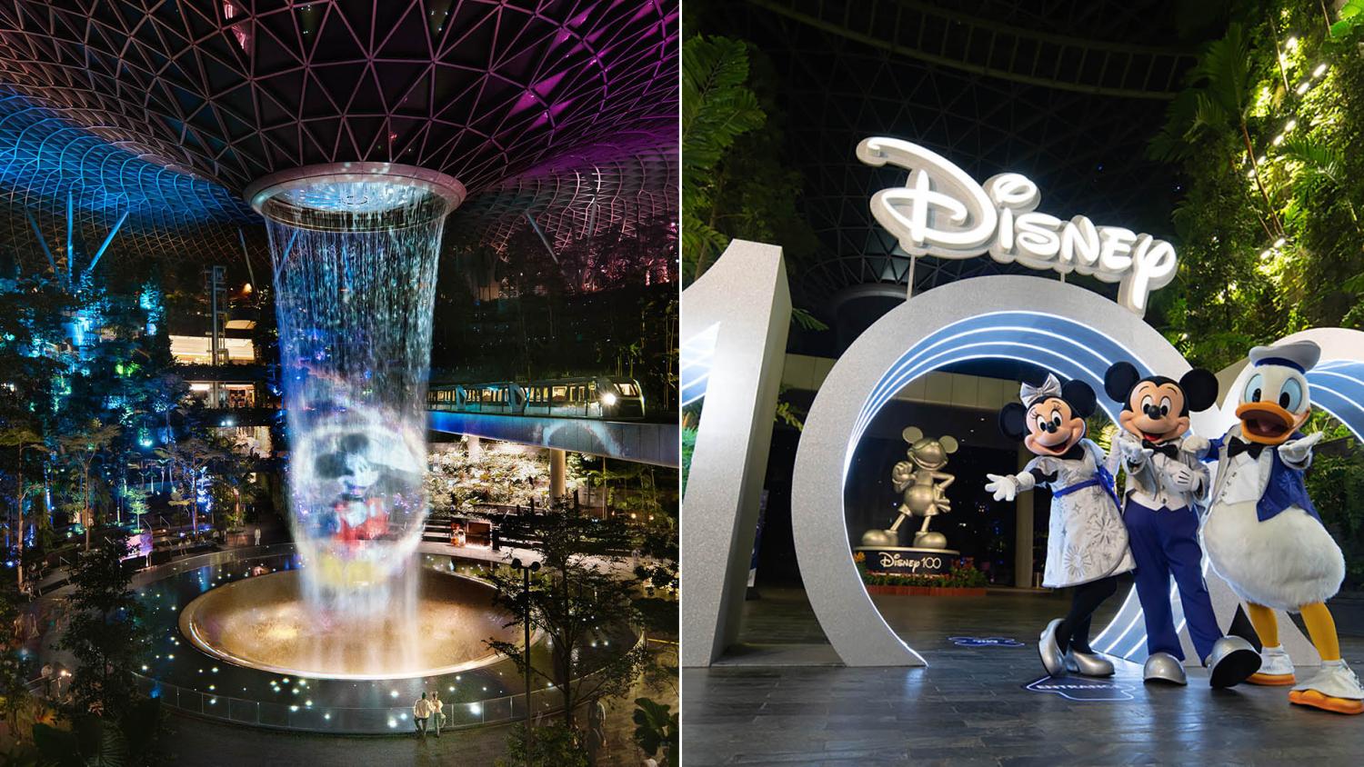Disney100 in Singapore  Light & Sound Show, Photo Spots at Jewel