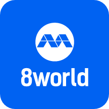 Brand logo for 8world