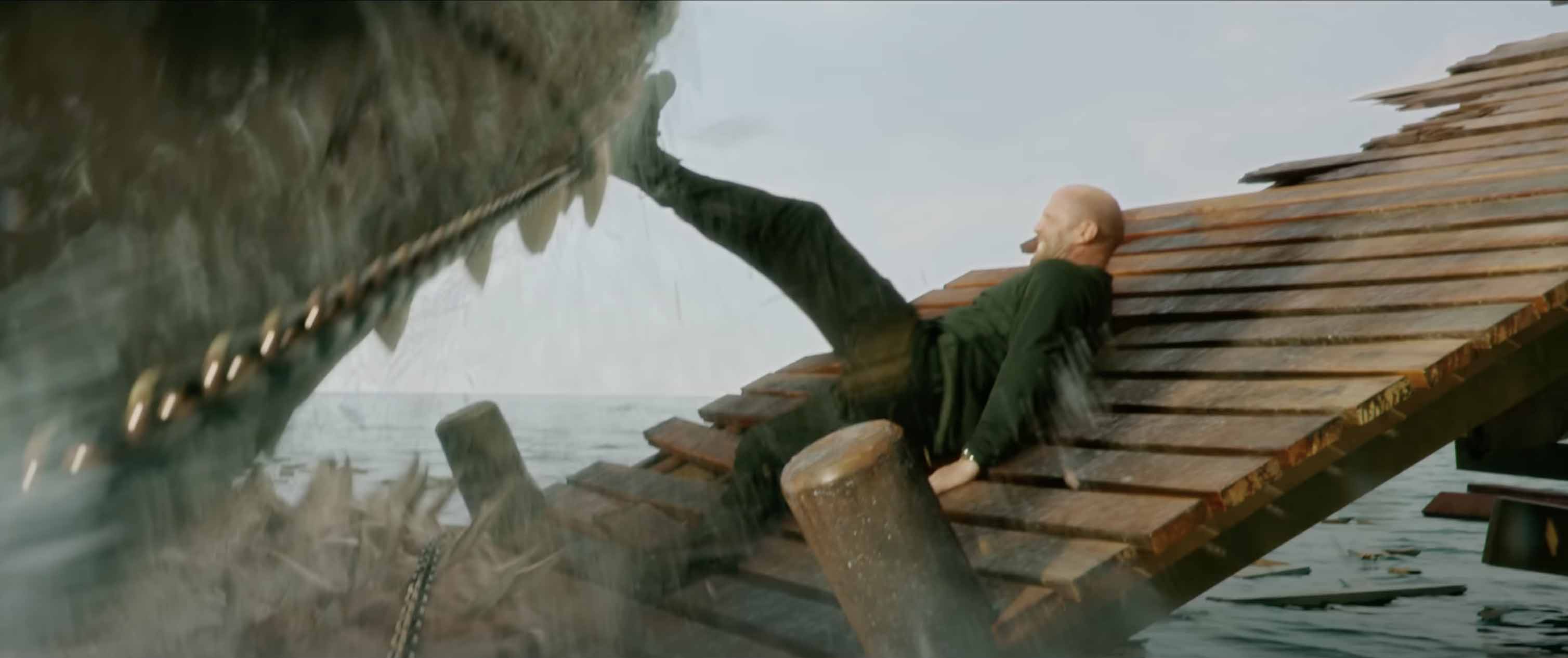 Trailer Watch: Jason Statham, Wu Jing Fight Monster Sharks In The Meg 2 ...