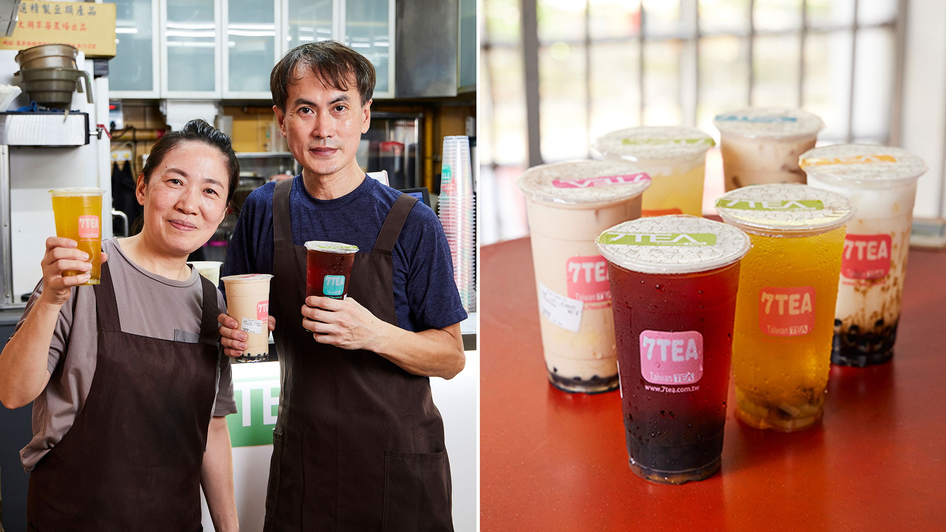 Friendly Taiwanese Couple Run Bubble Tea Hawker Stall, Nice LargeSized