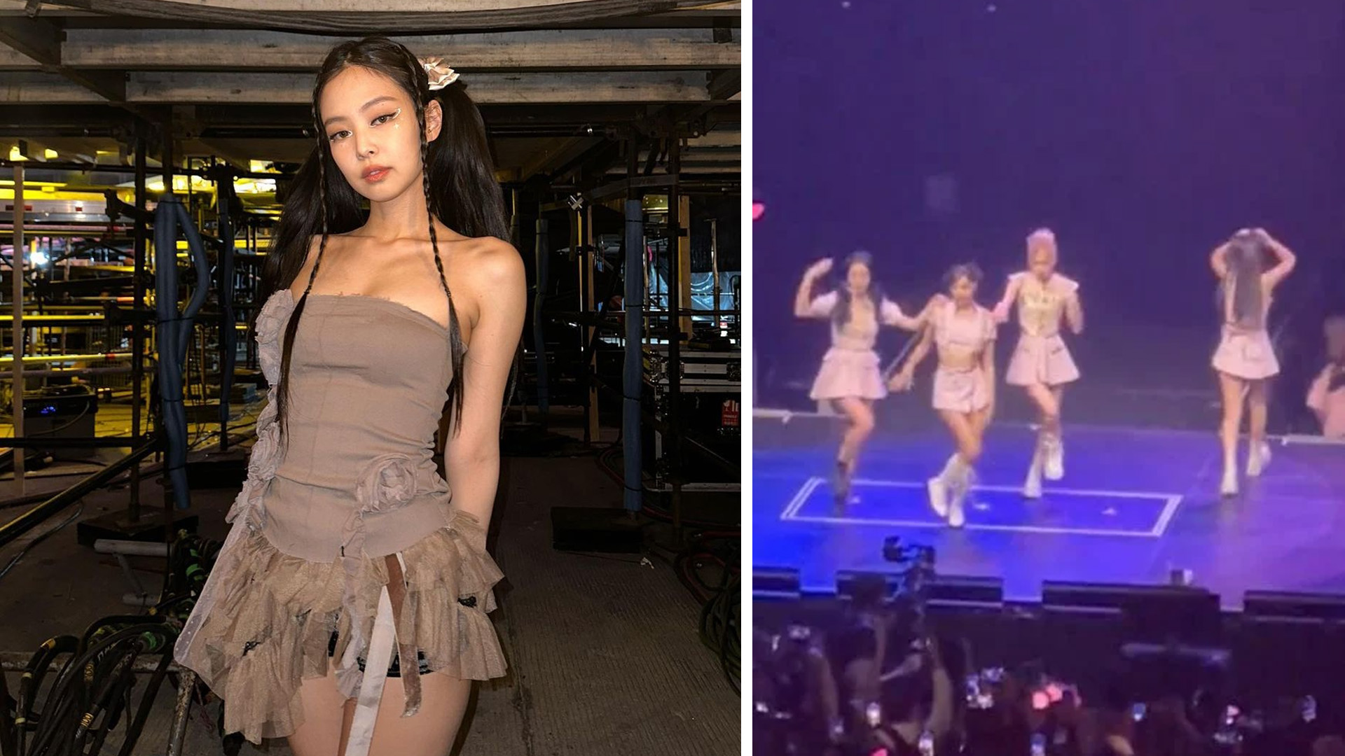 BLACKPINK's Jennie Not Wearing a Bra on Their Singapore Concert
