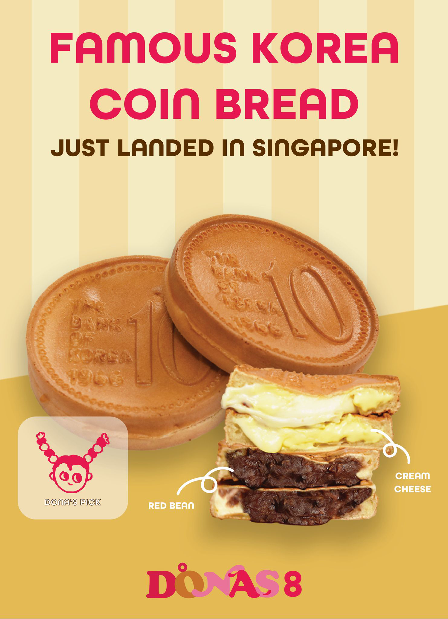 Viral Korean 10 Won Coin Pancake At New Doughnut Kiosk In Great World