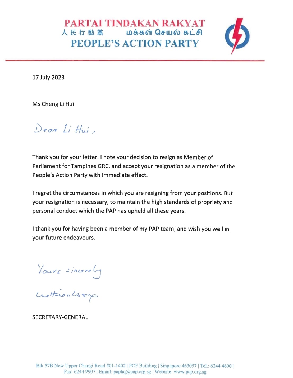 letter