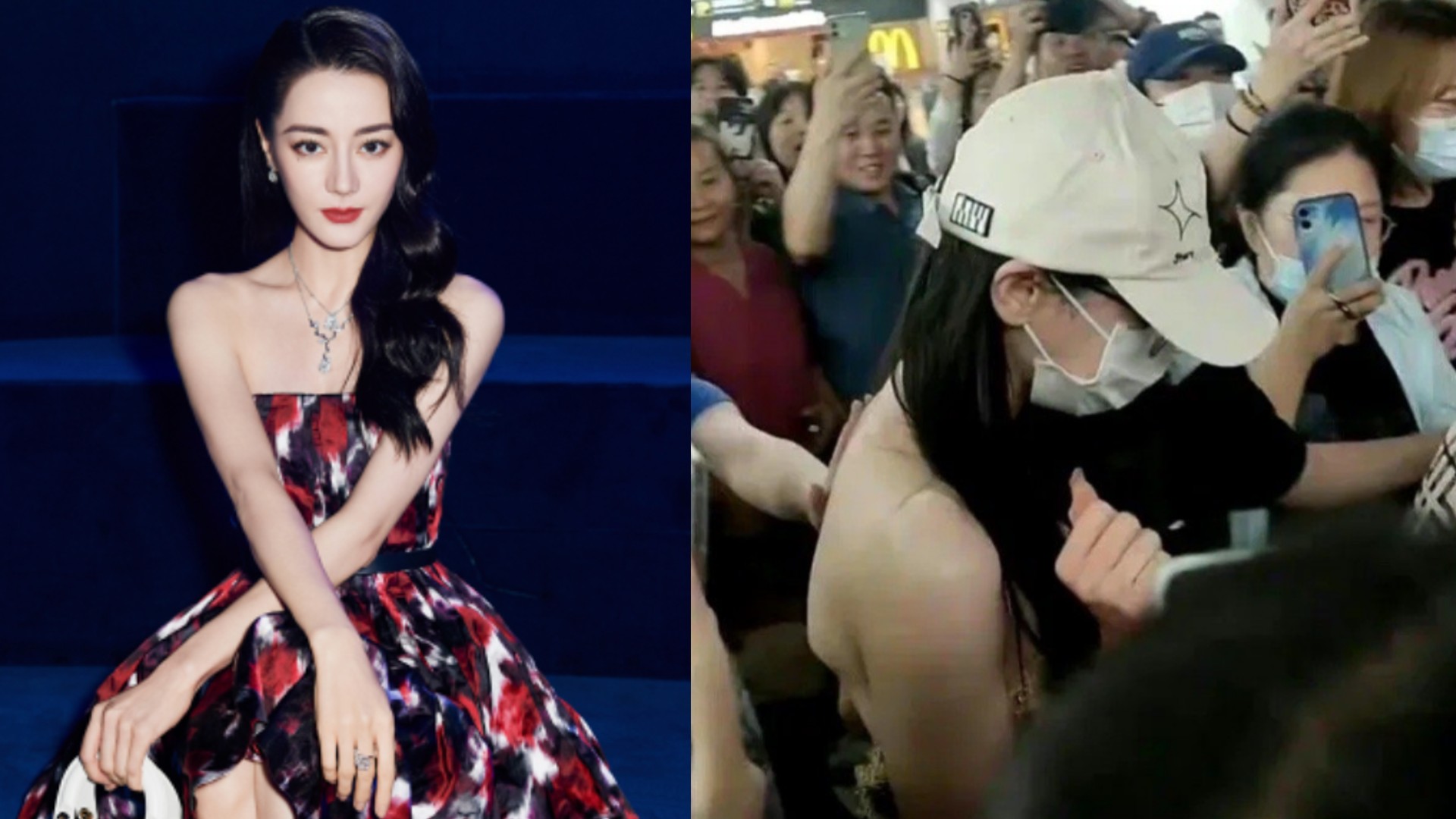 Chinese Actress Dilireba Touched Inappropriately By Fan At Airport - 8days