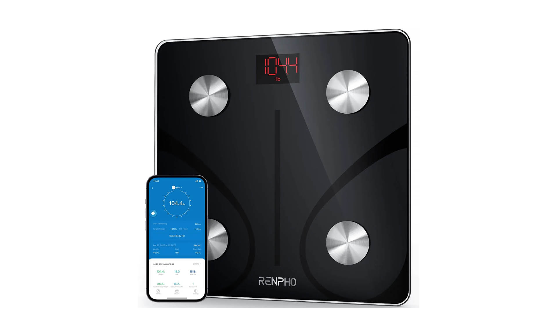 On sale right now: A weighing scale that tracks body fat, metabolic age and  more — trying it was 'a wake-up call' for influencers Royce Lee and Celine  Leong - TODAY