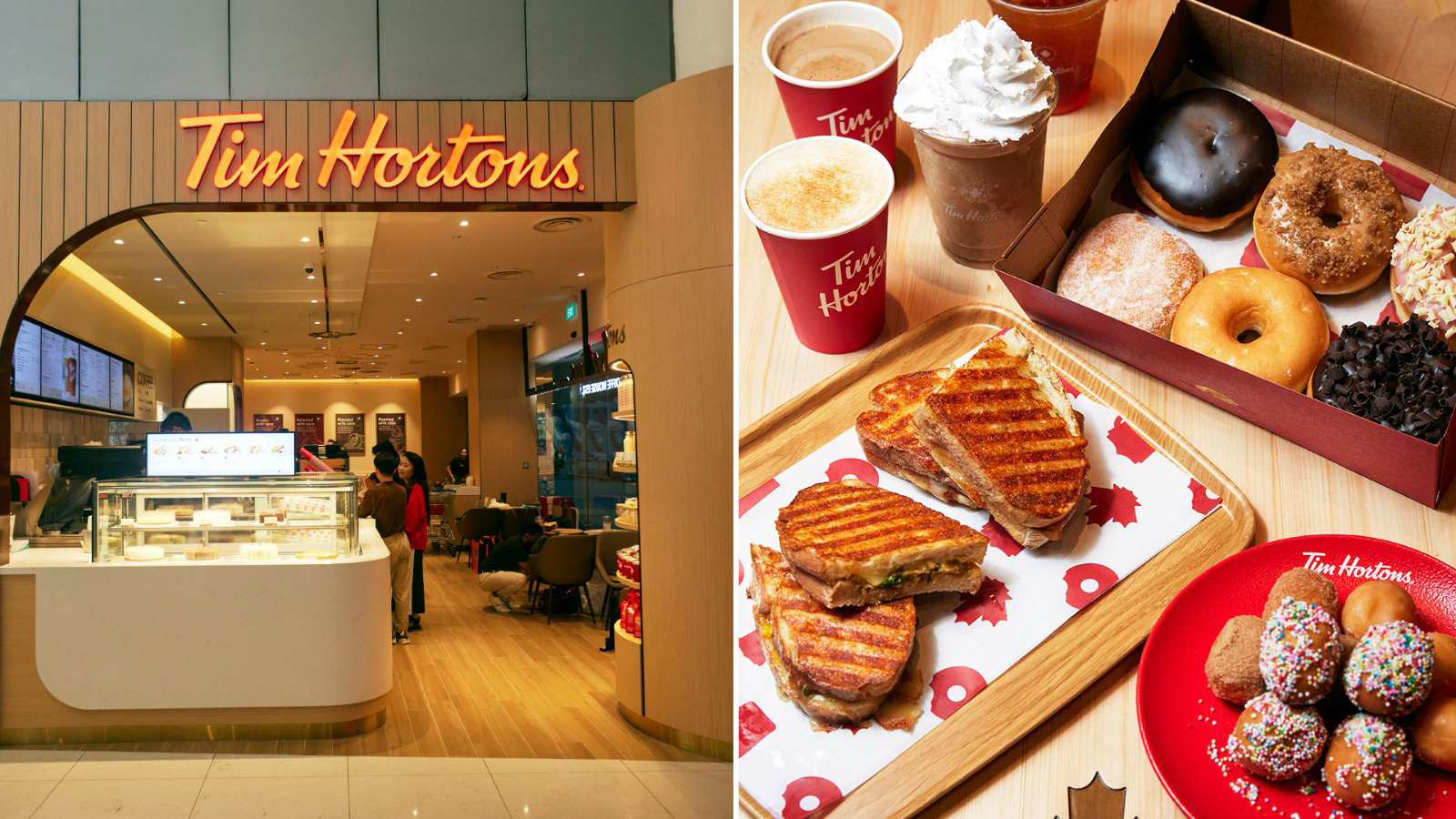 First Look: Tim Hortons' First S'pore Outlet Opening At VivoCity - 8days