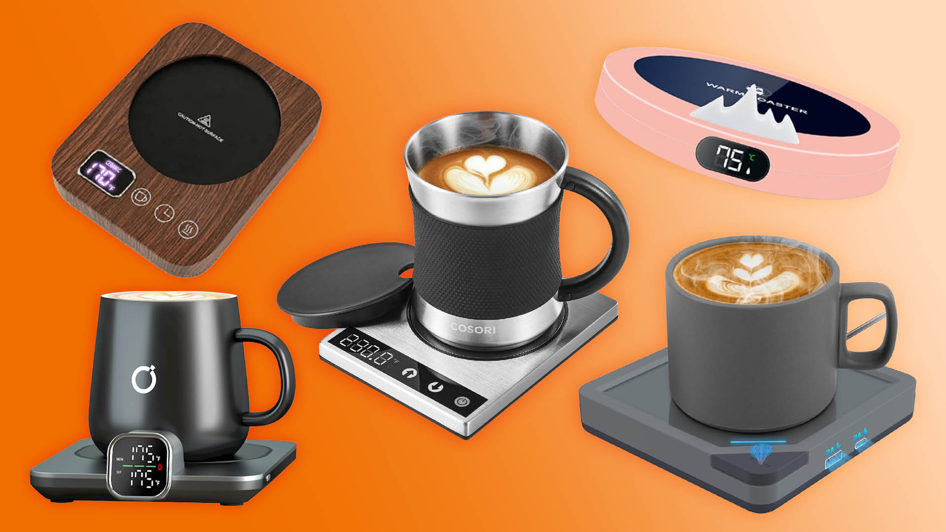 Cosori Coffee Mug Warmer & Mug Set 