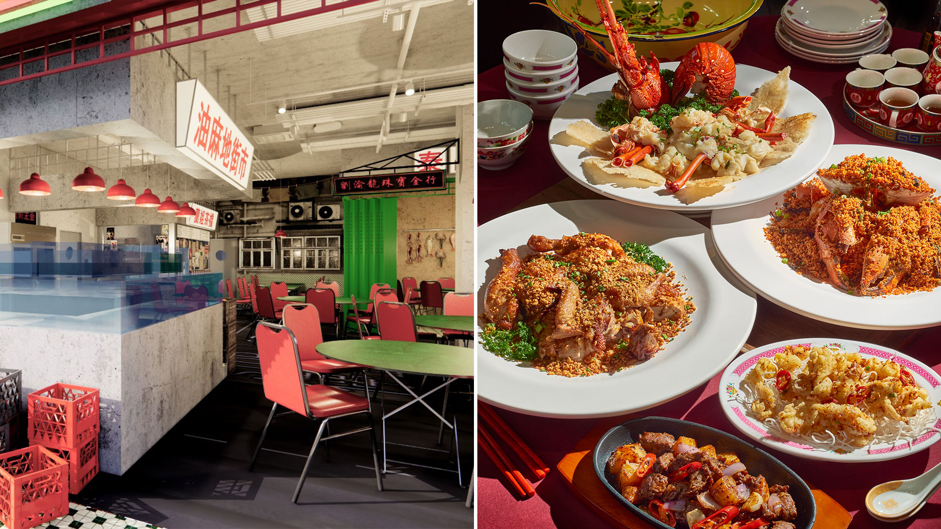 Retro HK Dai Pai Dong Style Restaurant With Live Seafood Zi Char