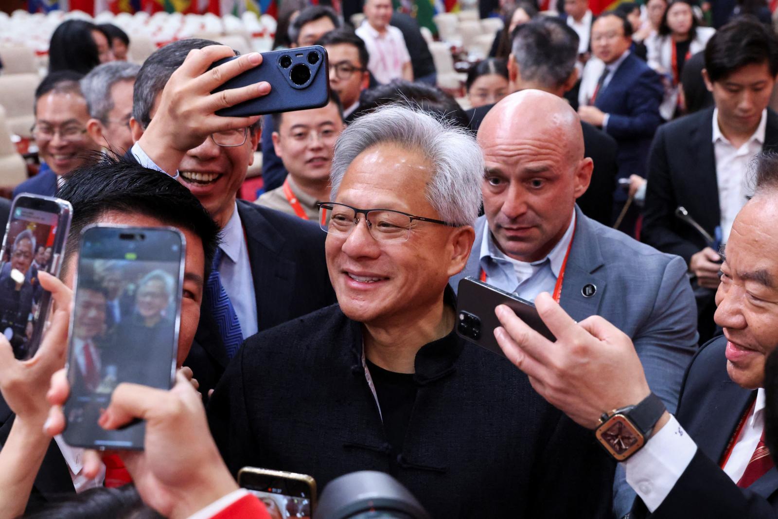 Nvidia's Jensen Huang says China's open-source AI a 'catalyst for progress'