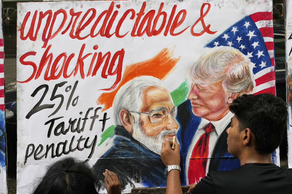 Trump says he will 'substantially' raise tariffs on India over Russia oil purchases