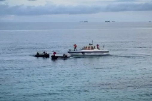 Philippines says Chinese ship rammed government vessel in disputed sea
