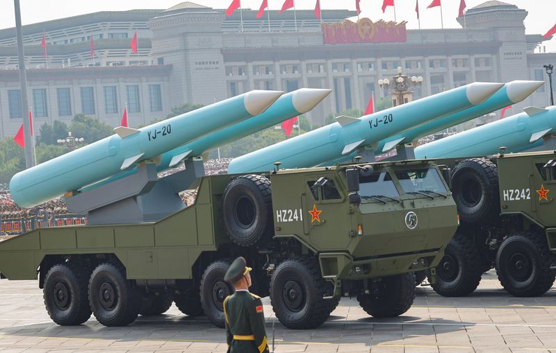 China shows off drones, missiles and other hardware in WWII victory parade