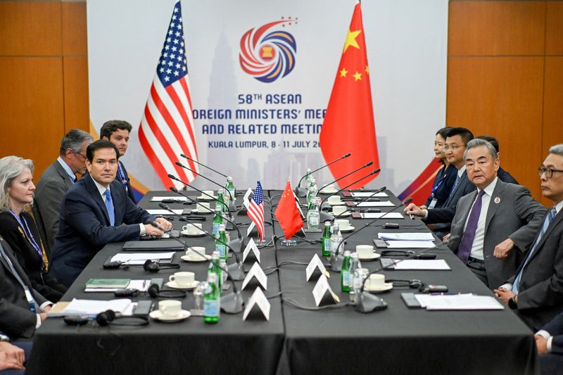 Rubio spoke Wednesday with China’s Wang Yi, State Department says