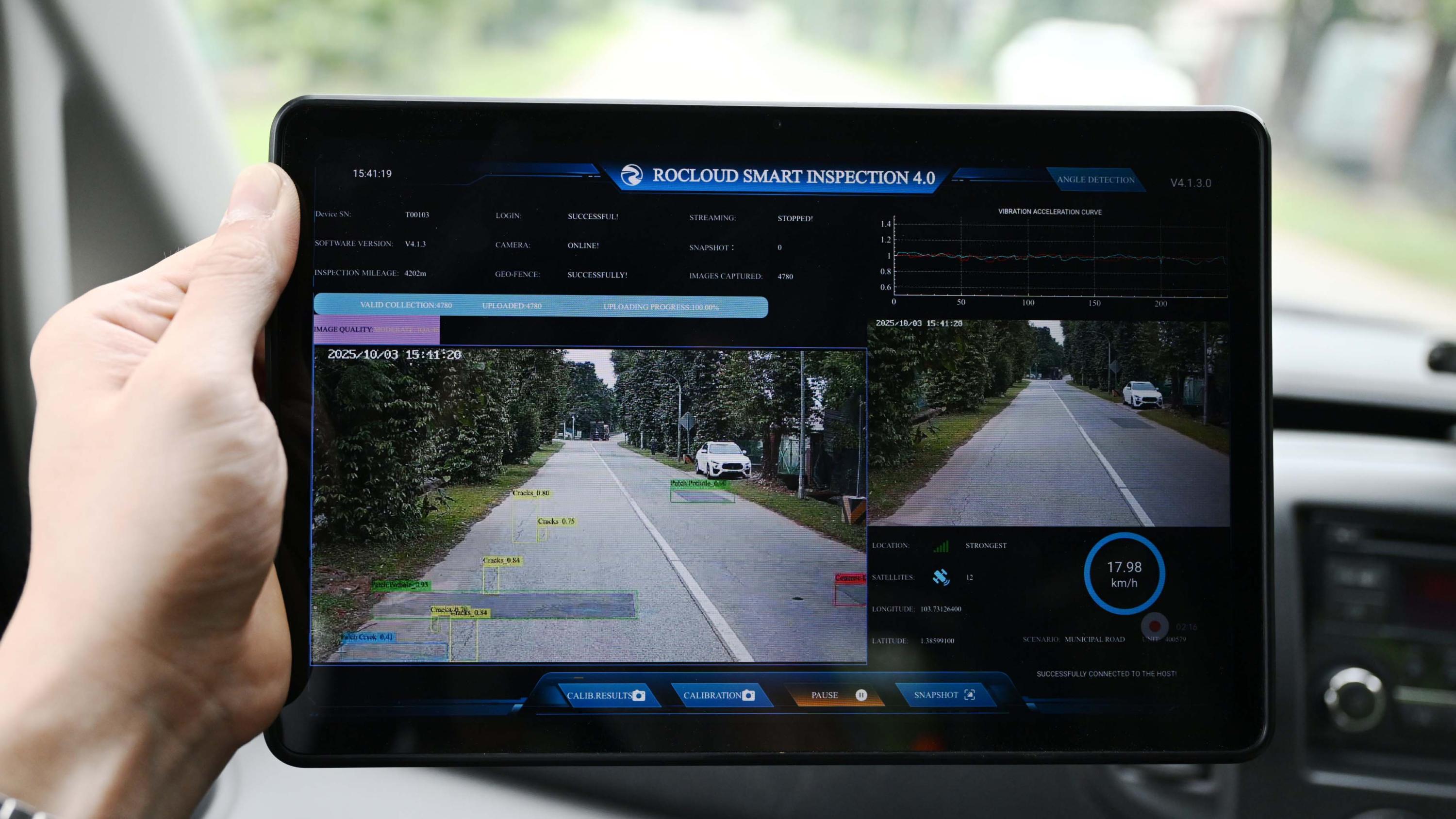 How does Singapore detect potholes on roads? With AI