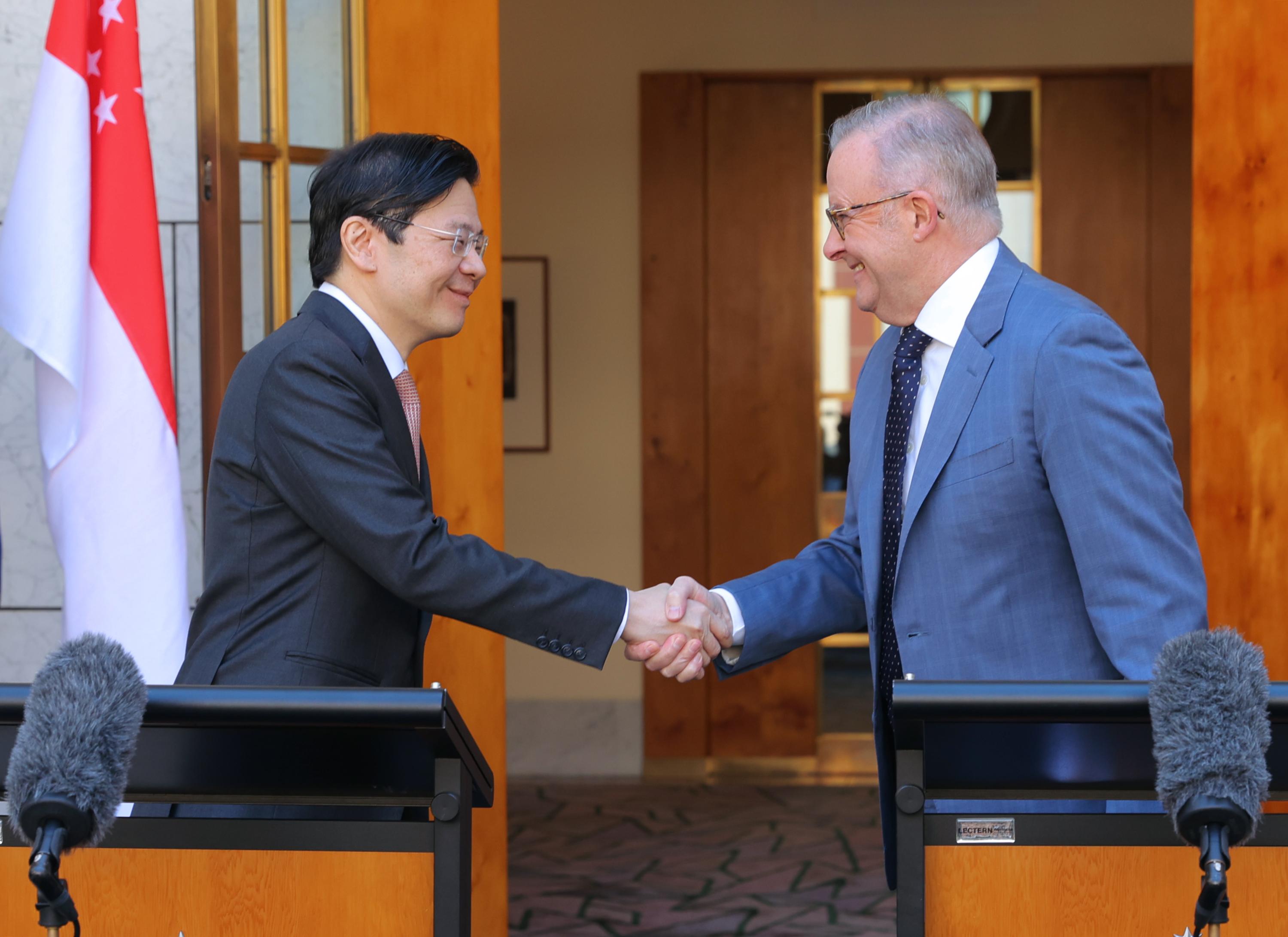 Singapore, Australia upgrade strategic partnership to boost security, economic ties