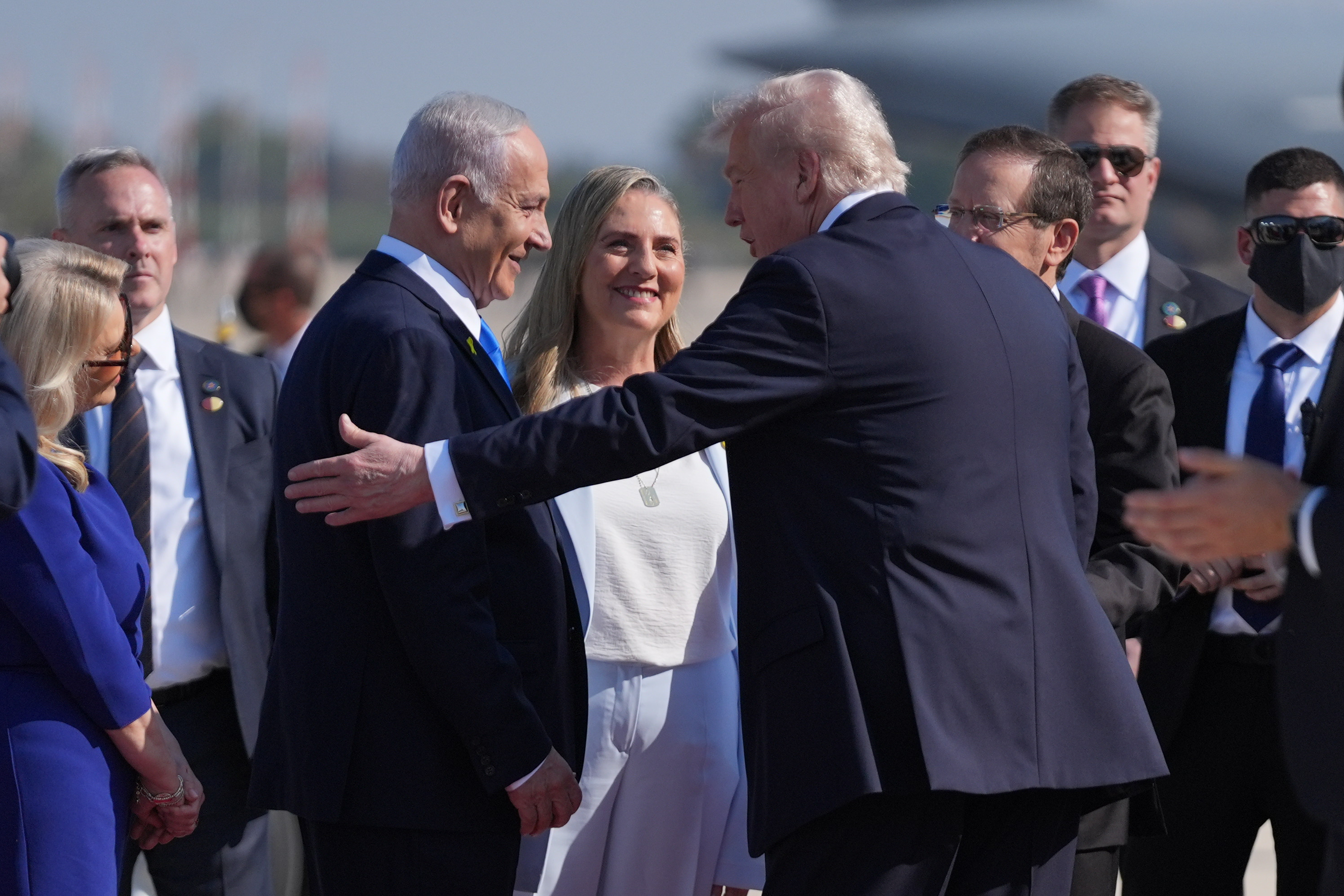 Live: Trump arrives in Israel as Hamas begins releasing hostages