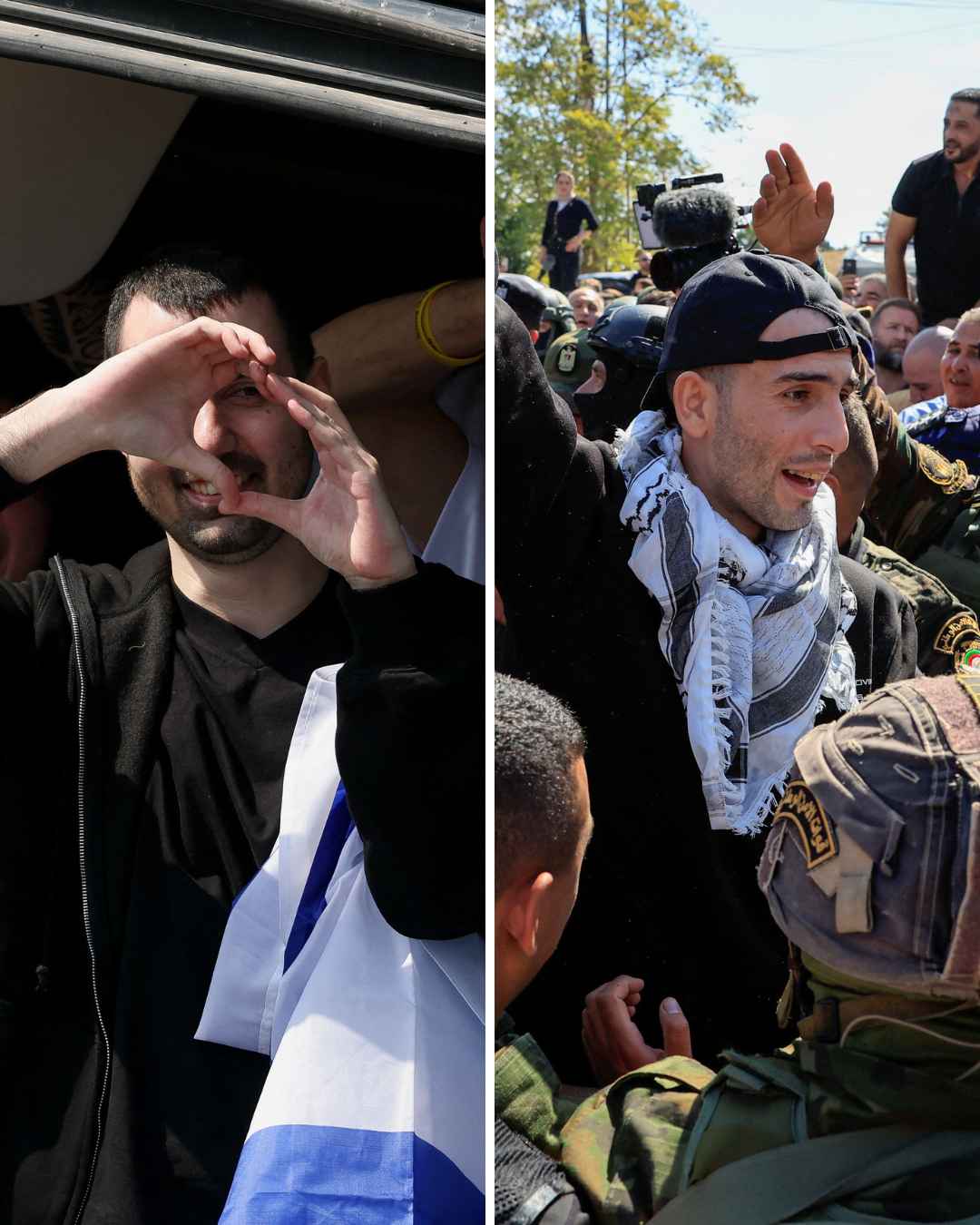 Hamas swaps last Israeli hostages for Palestinian prisoners, Trump says Gaza war over