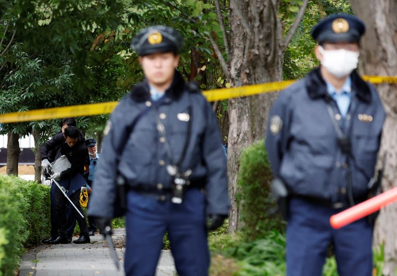 Man with knife arrested near US embassy in Tokyo, days before Trump visit