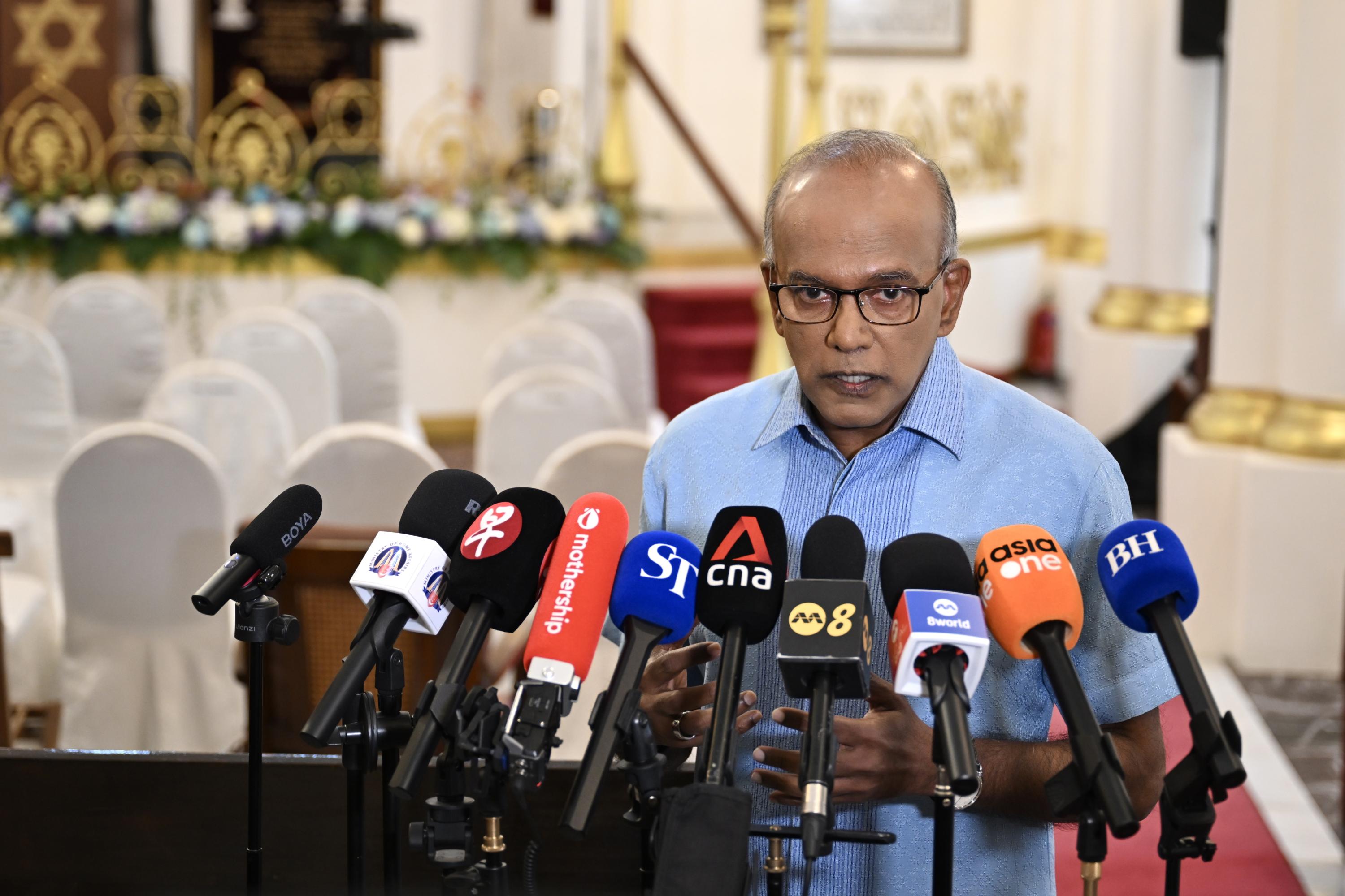 Singapore's Jewish community facing acts of hostility linked to Middle East conflict, says Shanmugam