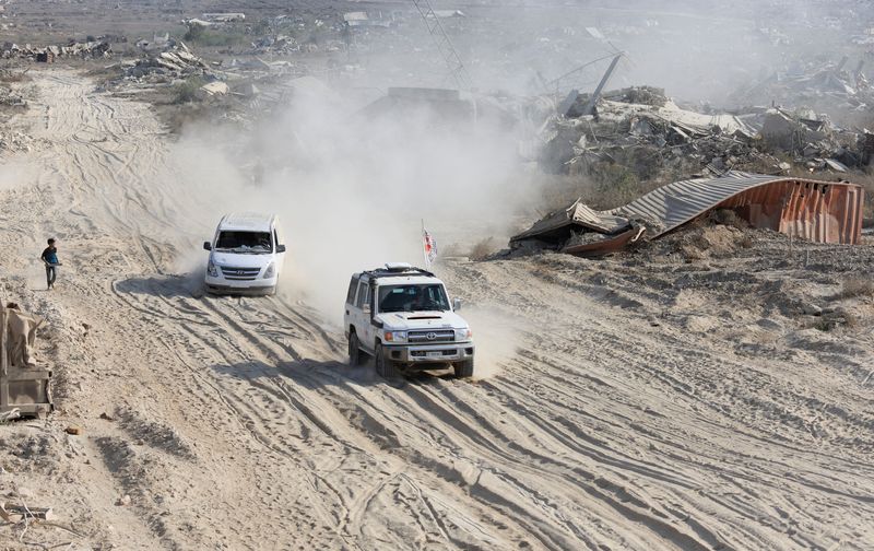 Israel says Gaza hostage coffin received