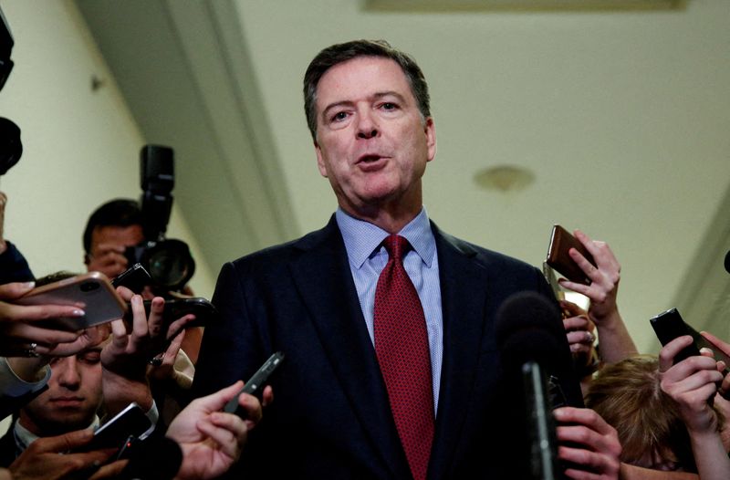 Ex-FBI chief Comey released after court appearance on alleged Trump threat