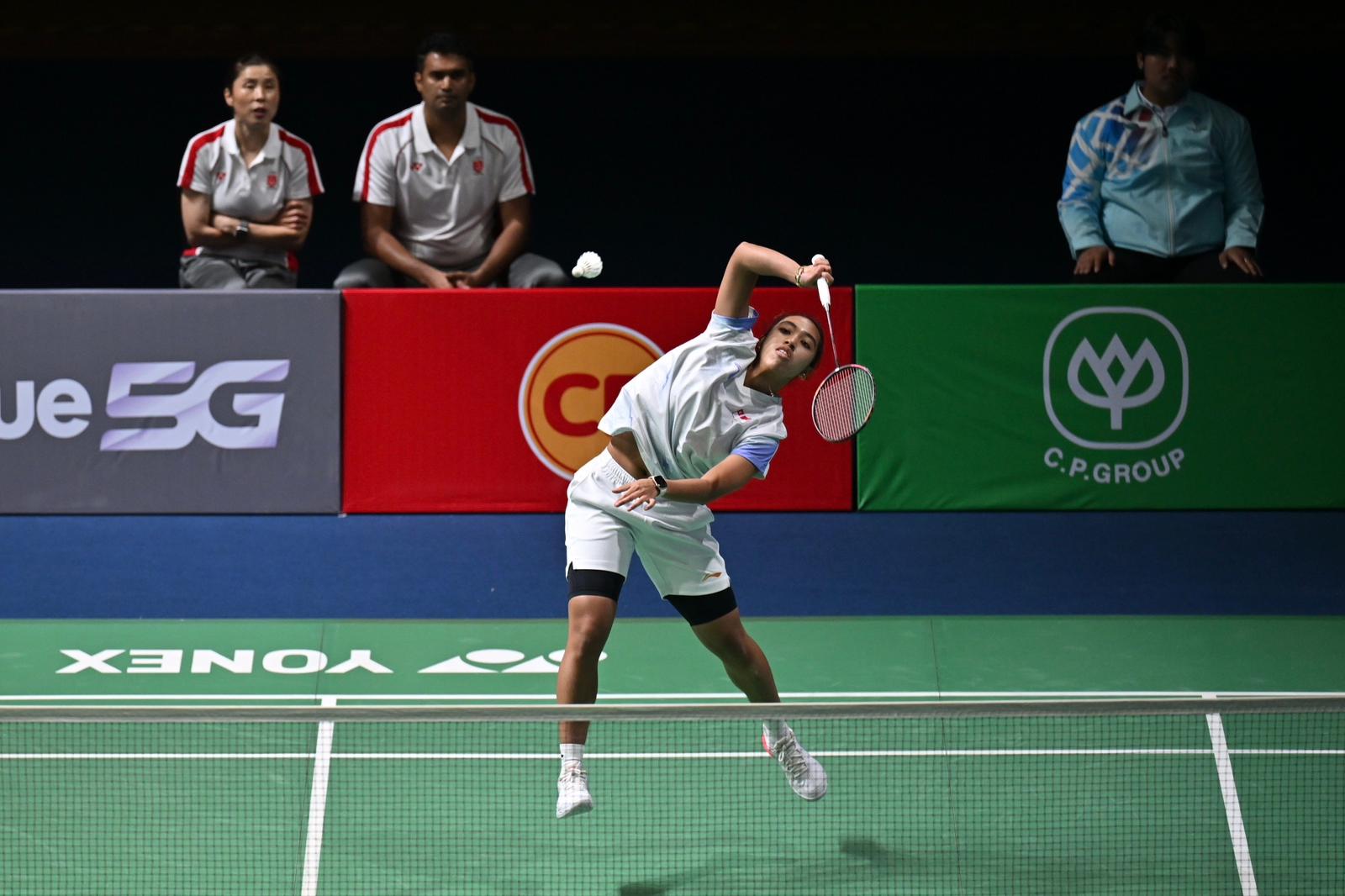 Singapore women's badminton team beat Philippines, guaranteed at least SEA Games bronze