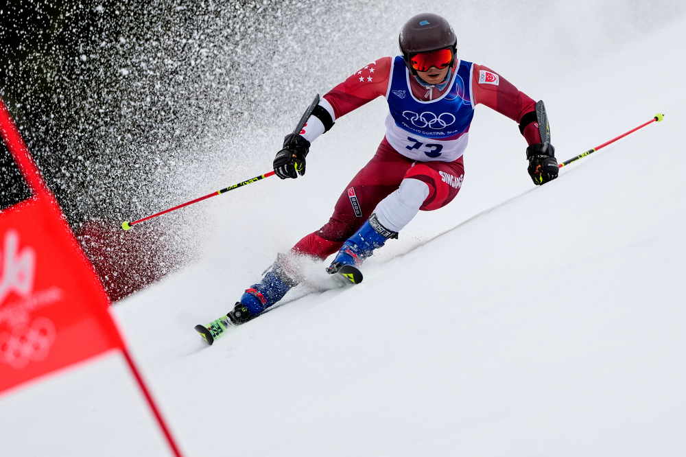 Singapore's Faiz Basha overcomes tricky conditions, finishes 35th in slalom at Winter Olympics