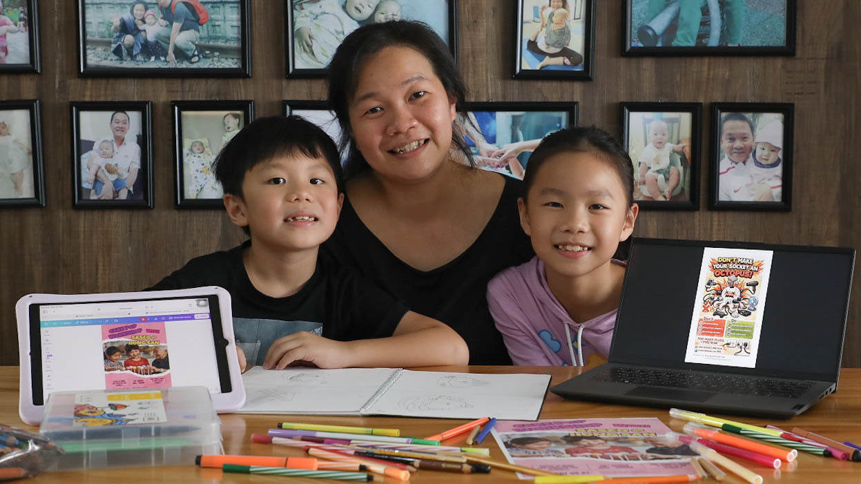 'Little hands, big hearts': How a young family's community projects are inspiring others