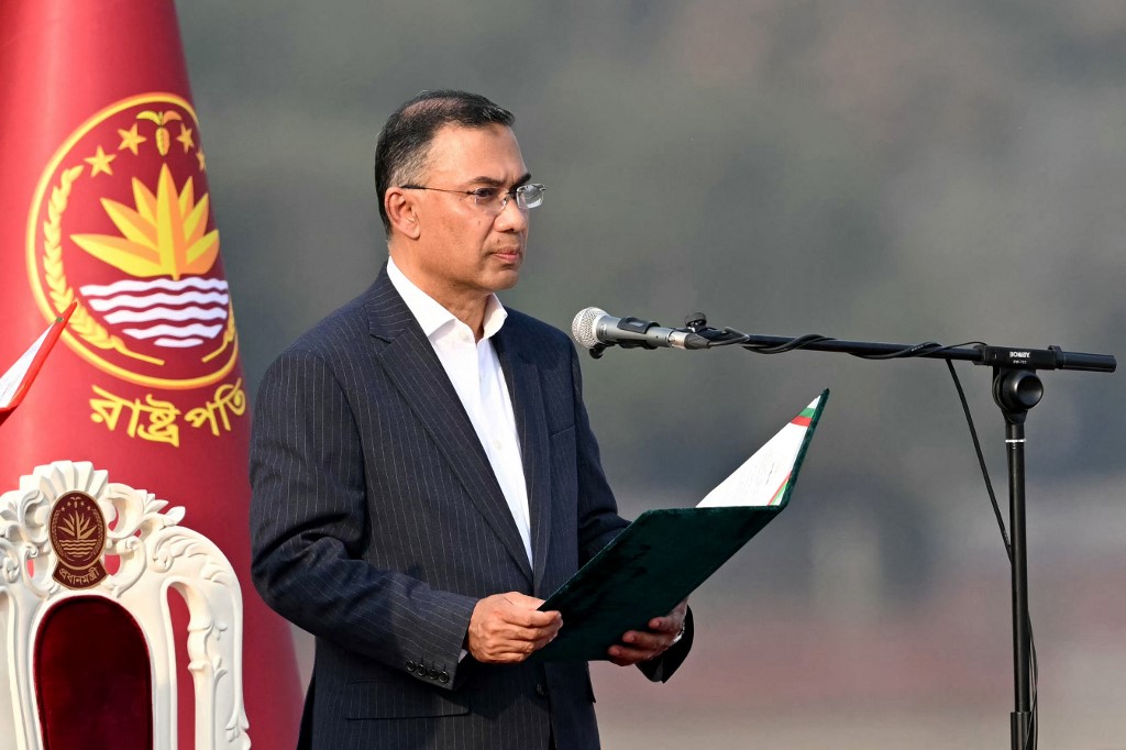 Tarique Rahman sworn in as Bangladesh's PM after landslide election victory