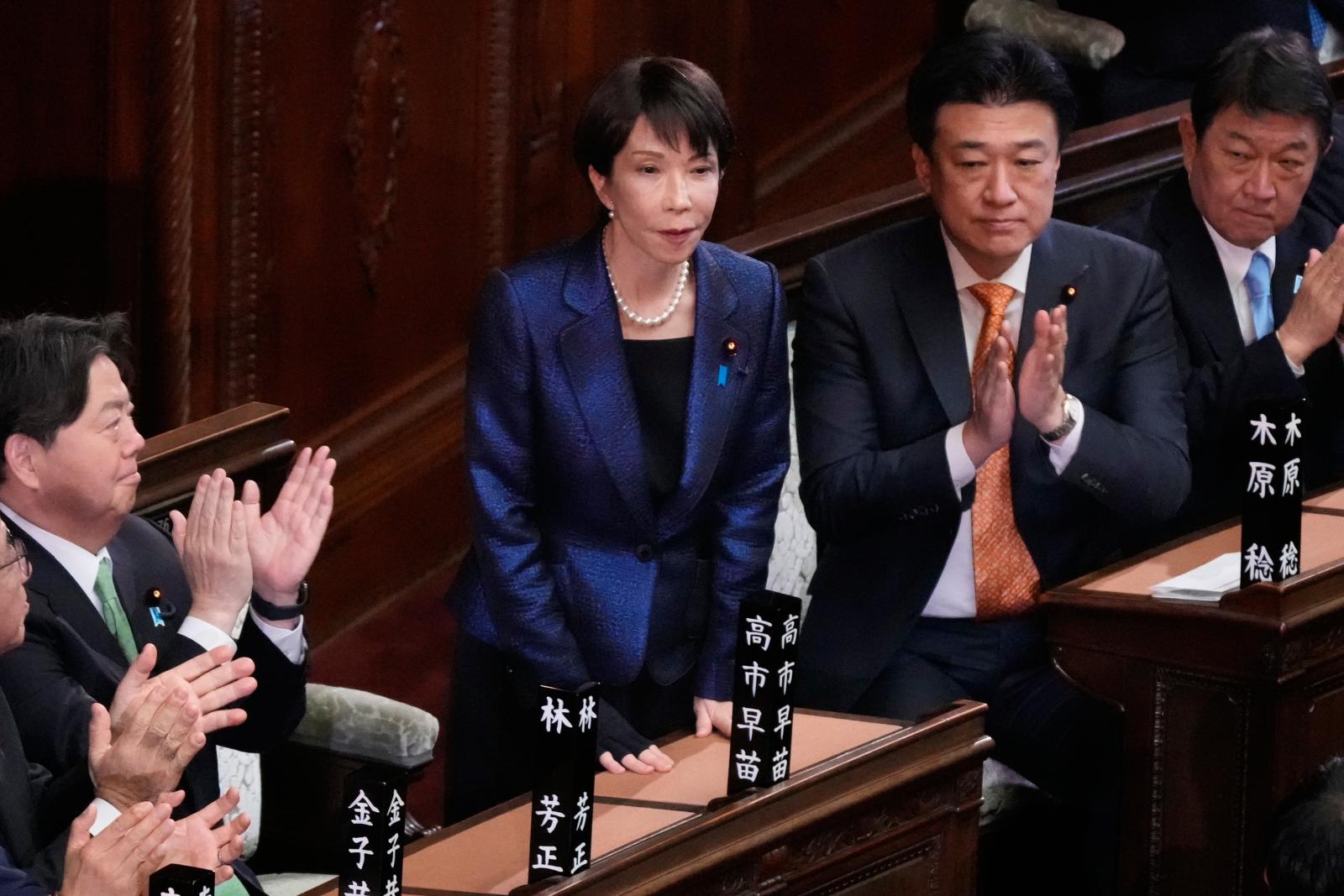 Takaichi formally re-elected as Japan's prime minister with a goal of pushing to the right