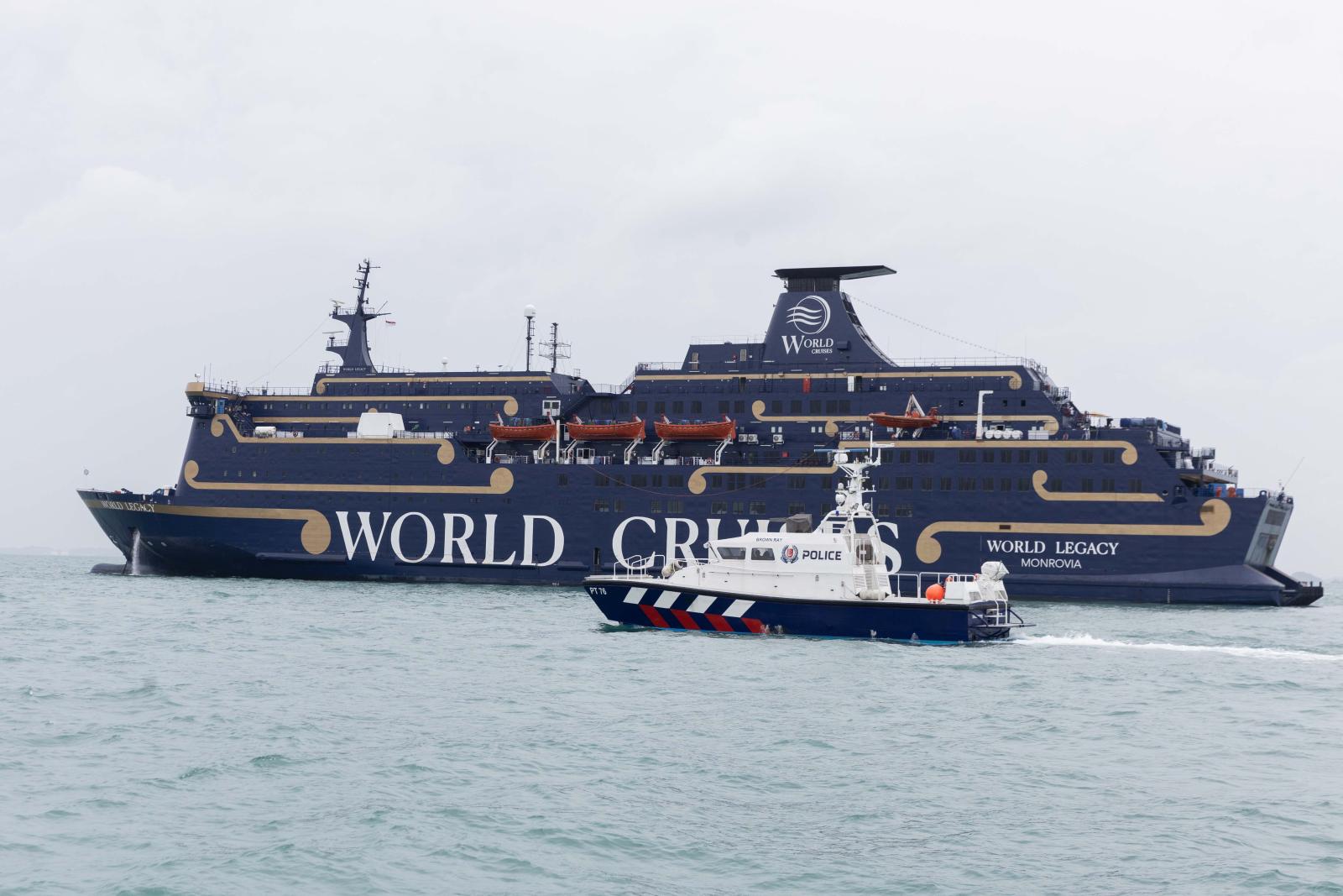 One Indonesian crew member dead after fire on Singapore-bound cruise ship