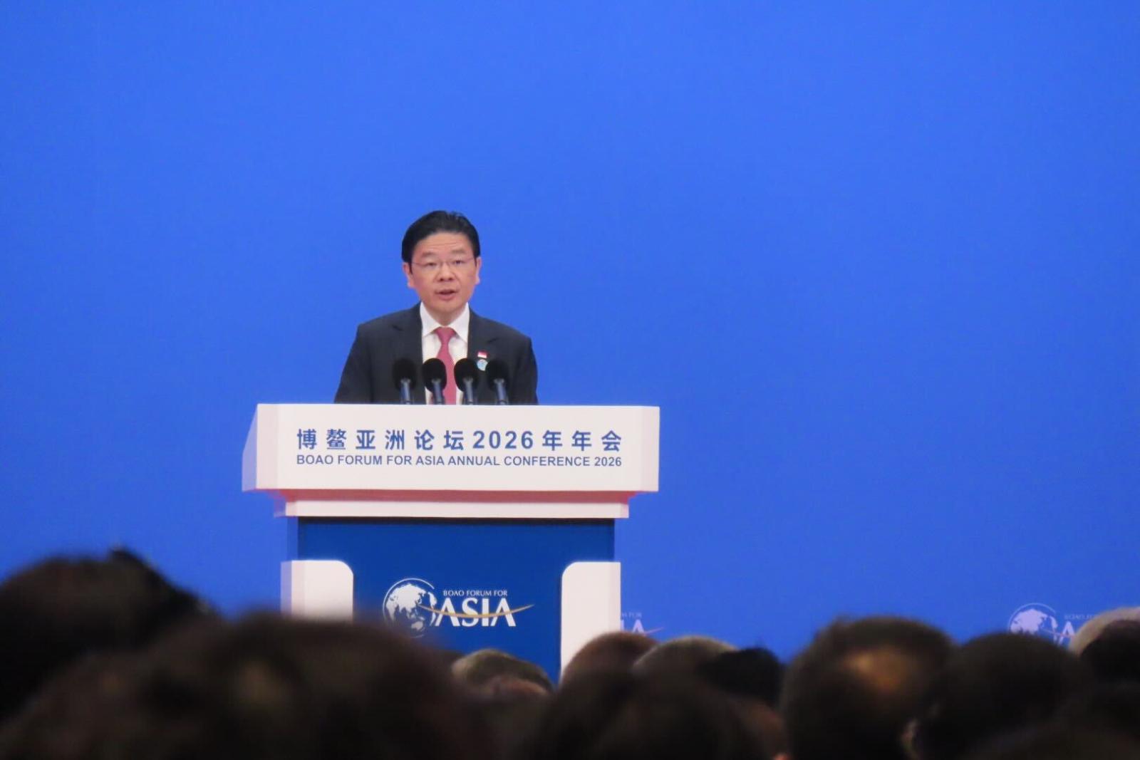 PM Wong urges China to champion open, rules-based trade as global tensions rise