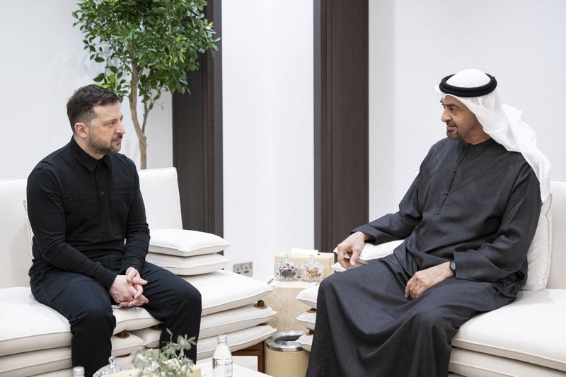 Ukraine, UAE agree to cooperate on defence, Zelenskyy says