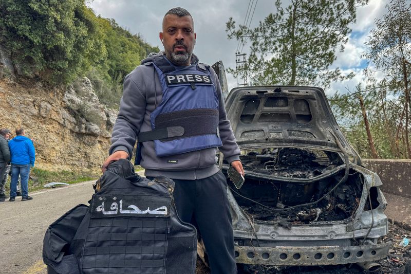 Israeli airstrike in southern Lebanon kills 3 journalists covering the war