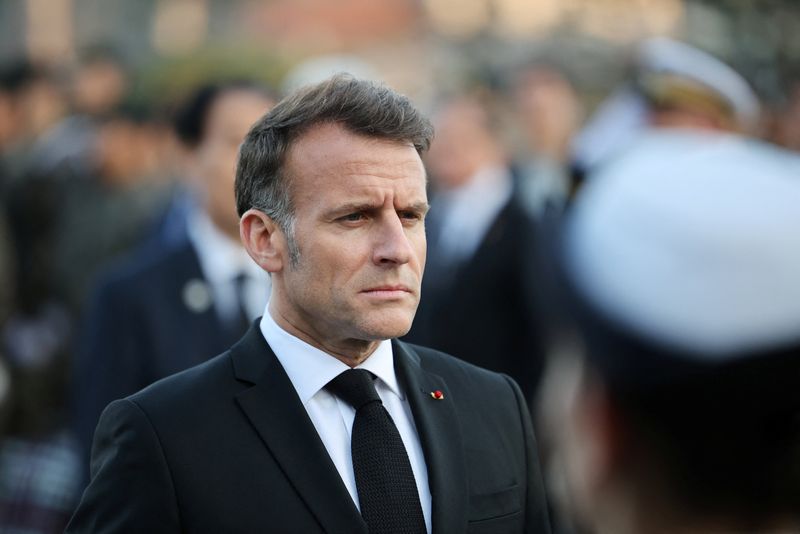 Macron says it is unrealistic to open Hormuz Strait by force