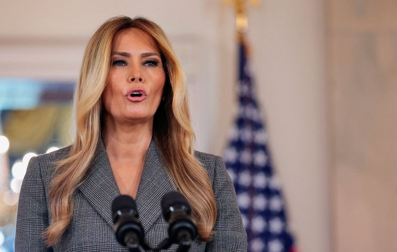 Melania Trump denies any links to Epstein abuse