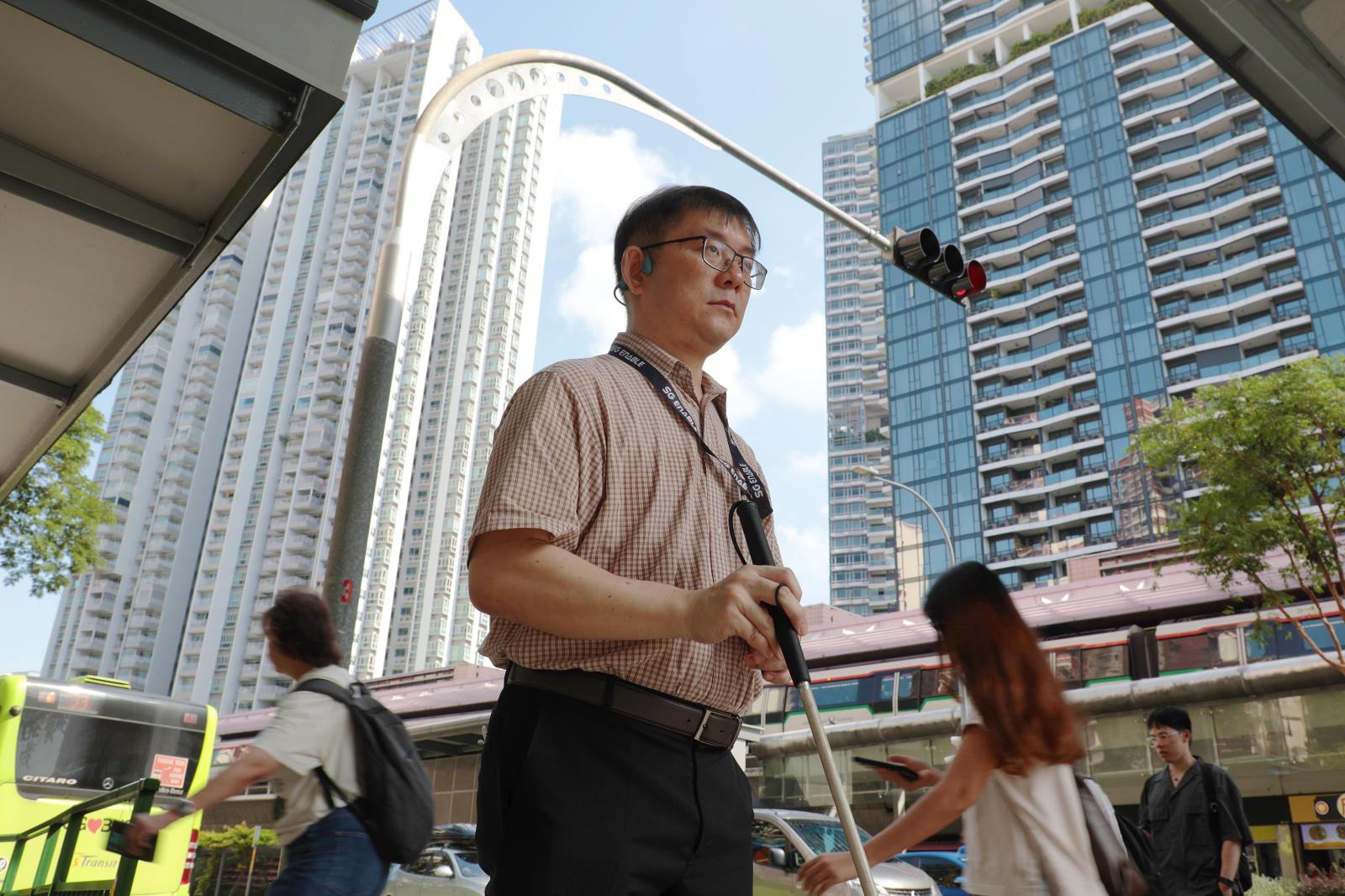 Partially blind, this man is making sure Singapore doesn't lose sight of its disabled community