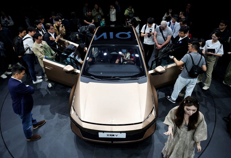 Chinese EVs, flying cars take centre stage at world's biggest auto show