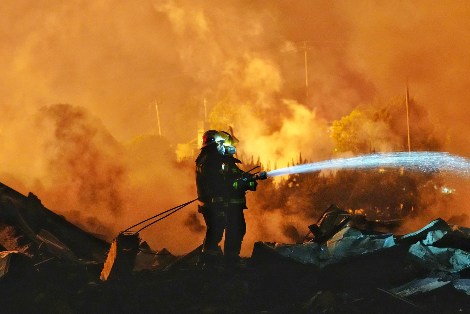 Blast at fireworks factory in China's Hunan kills 21