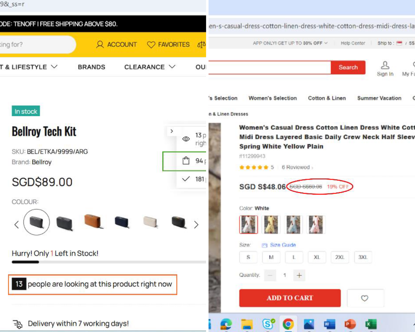 Three online retailers caught using misleading website features to pressure shoppers