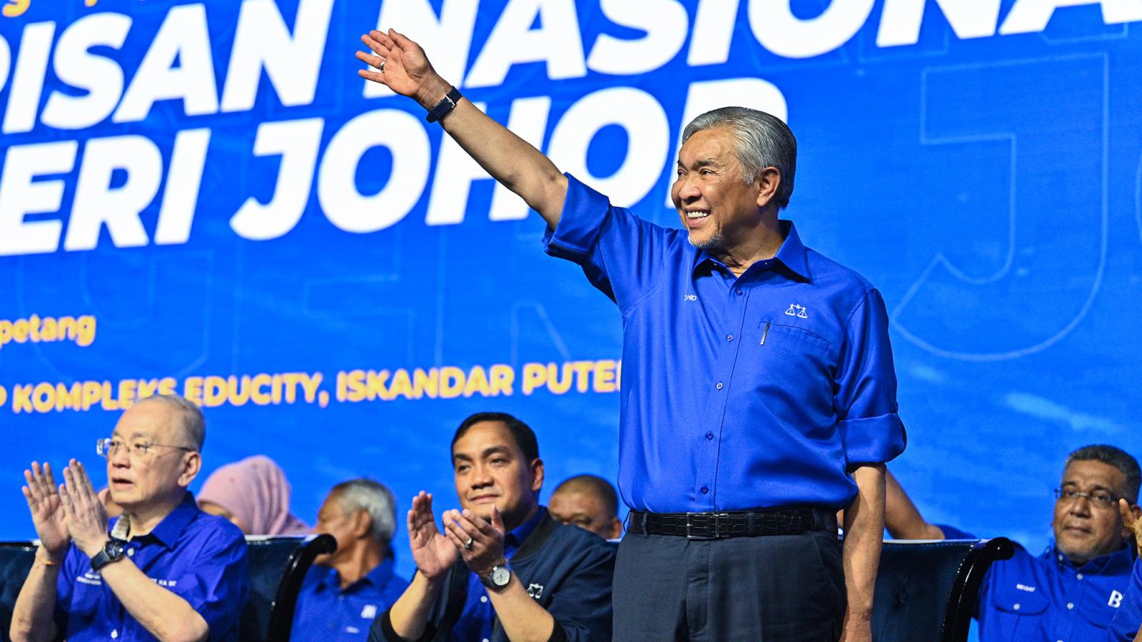 BN sees Johor snap polls as vehicle for 'blue wave' comeback nationwide, says chairman Zahid 