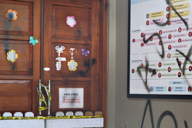 Outcry in Indonesia after police find toddlers tied up at daycare centre