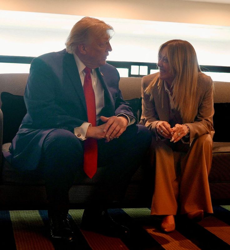 Meloni hits back as Trump escalates G7 photo spat