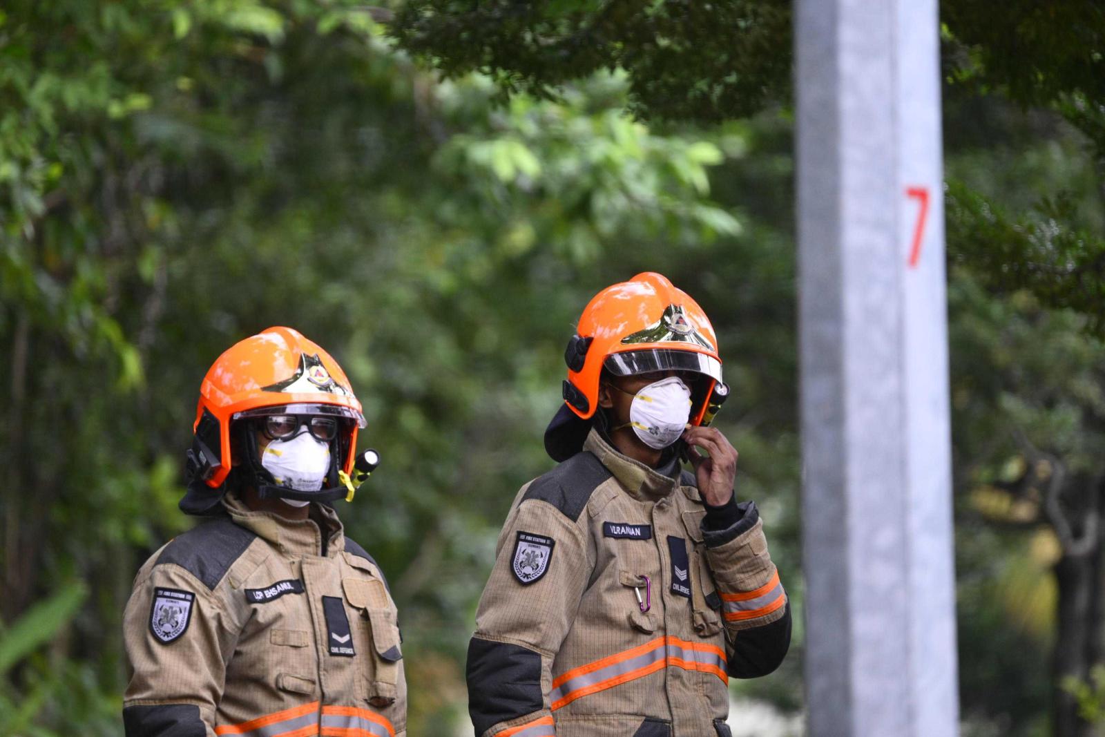 Two people taken to hospital after ammonia detected at Fishery Port Road compound
