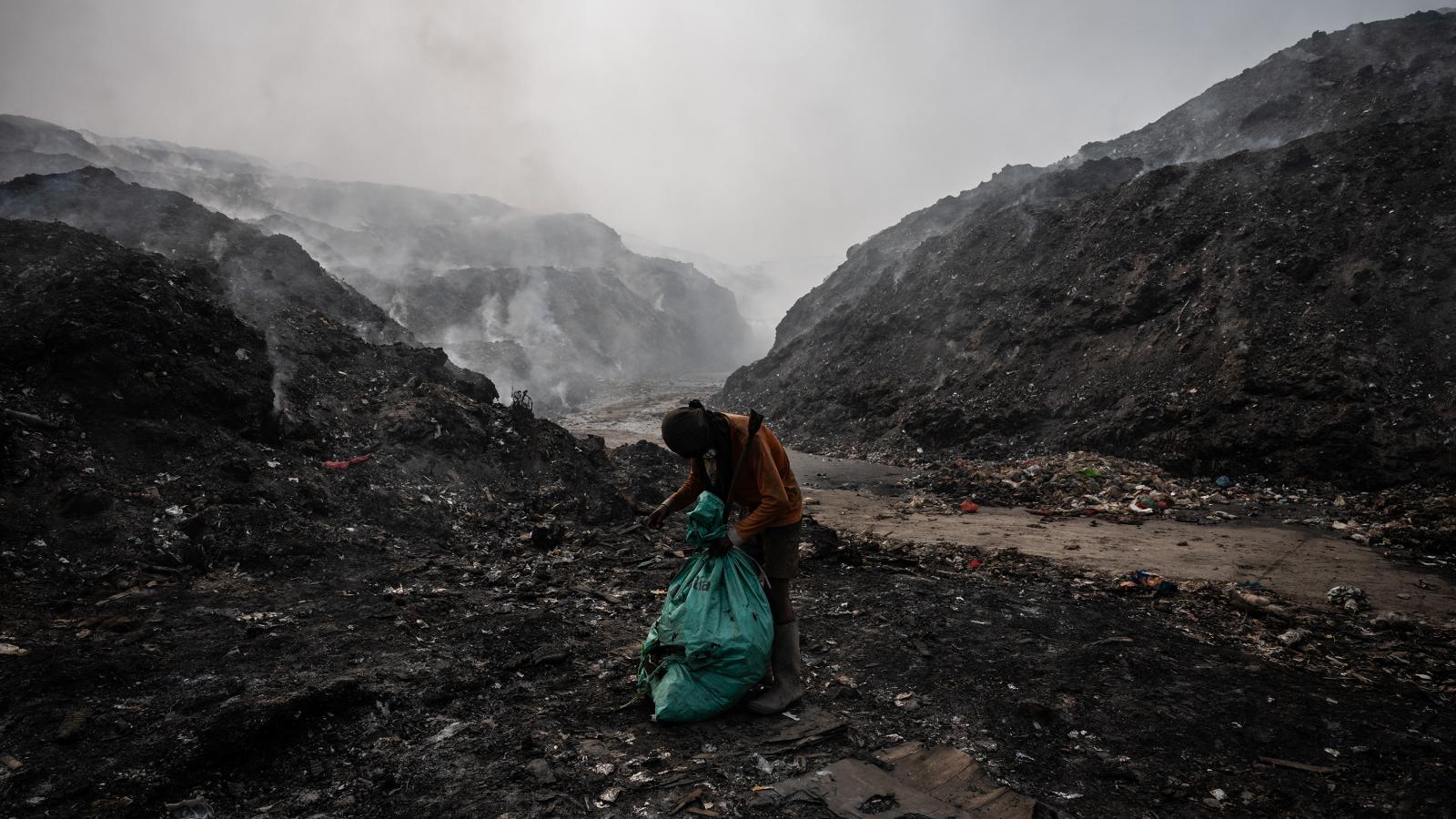 Massive landfill fire in Indonesia prompts renewed calls to end open dumping