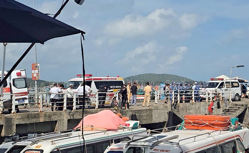 Boat carrying tourists capsizes off Vietnam's Phu Quoc island, killing 15