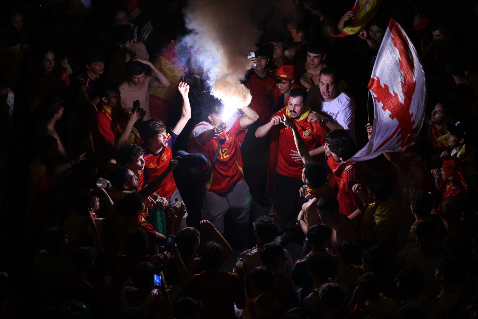 Jubilation in Spain after World Cup win
