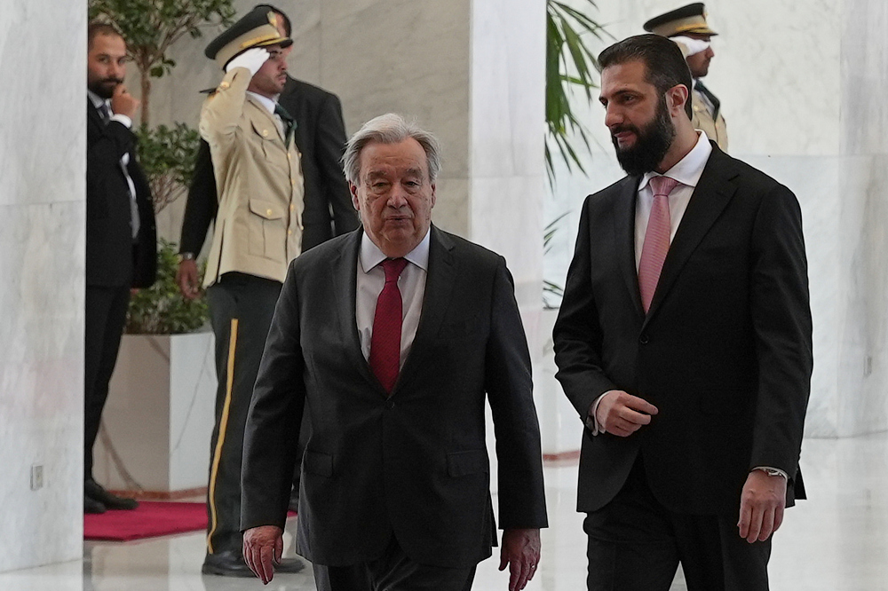 UN chief urges immediate removal of all Syria sanctions