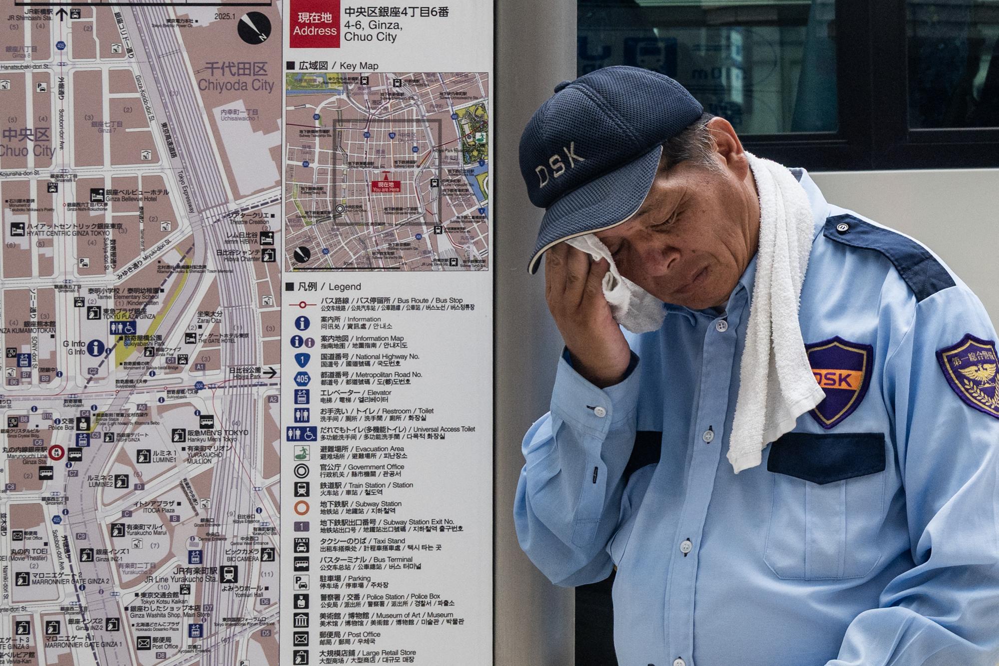 Japan records fifth 'cruelly hot day'