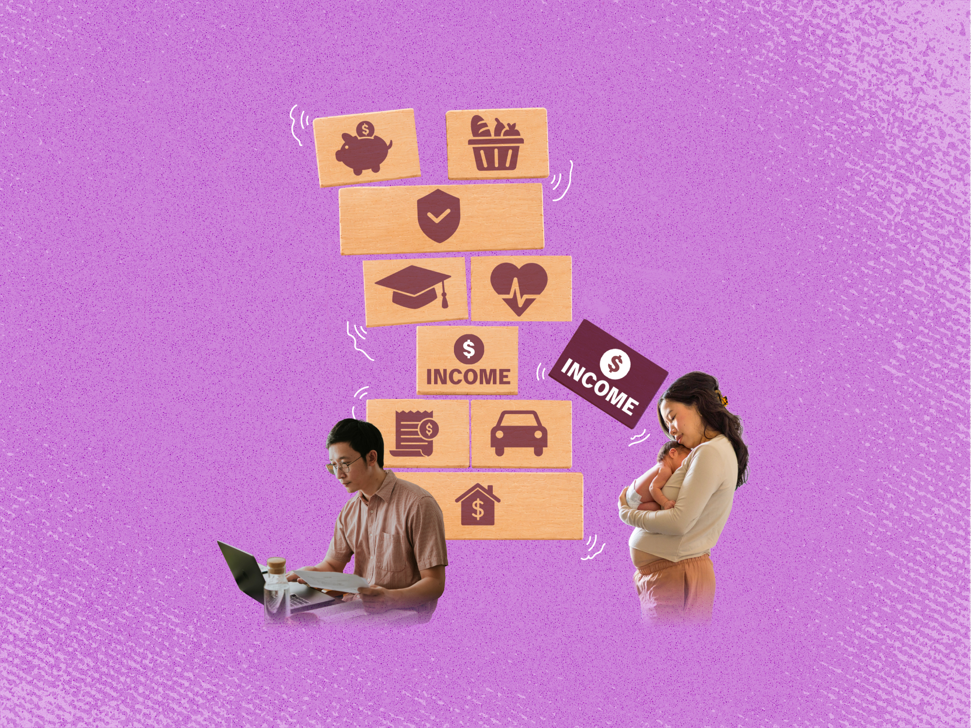 The hidden costs when one partner stops working